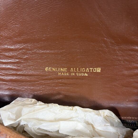 Vintage Cuba Florida Baby Alligator Full Body Taxidermy Handbag Purse - Picture 11 of 15